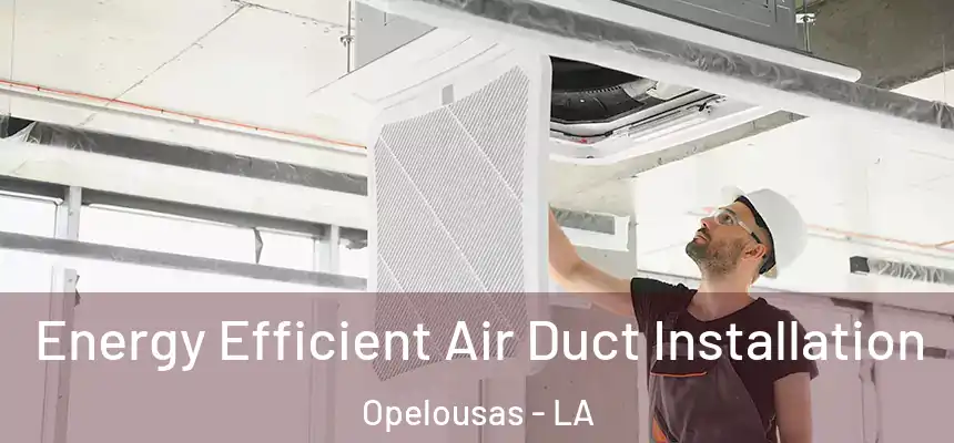  Energy Efficient Air Duct Installation Opelousas - LA
